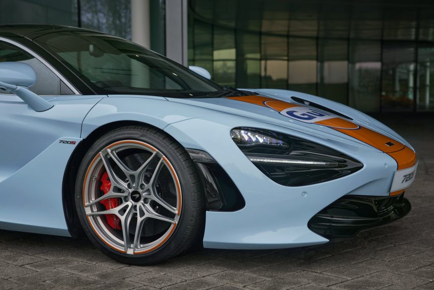 2022 McLaren 720S Gulf Theme by MSO - Interior, Detail Wallpaper 850x567 #10