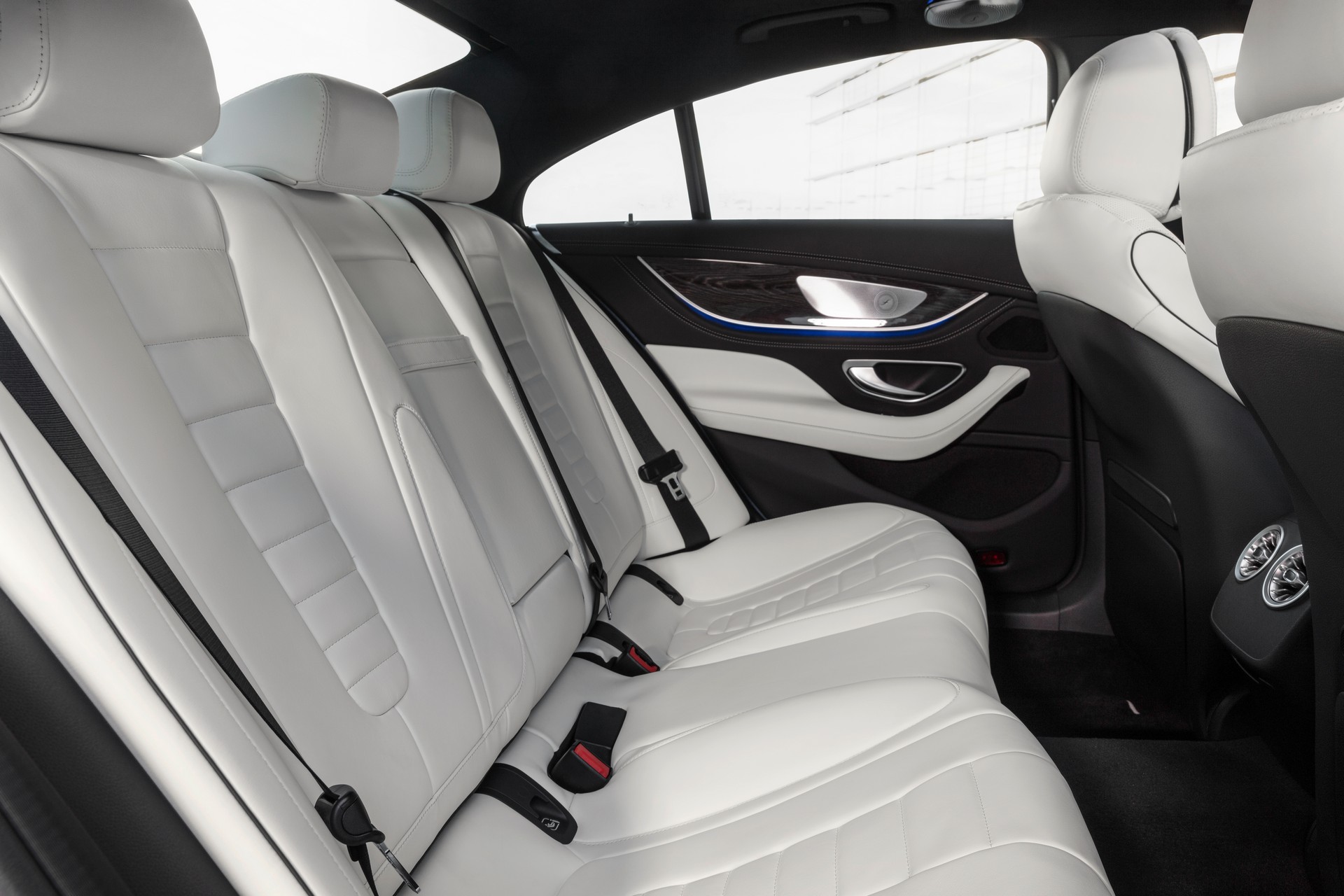 Download 2022 Mercedes-Benz CLS AMG Line - Interior, Rear Seats HD Wallpaper 1920x1280 #35