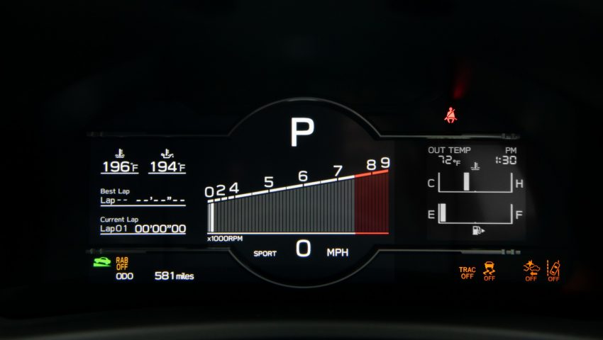 2022 Toyota GR 86 - Digital Instrument Cluster Wallpaper 850x480 #87