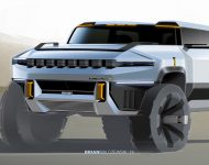 2024 GMC Hummer EV SUV - Design Sketch Wallpaper 190x150