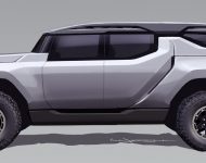 2024 GMC Hummer EV SUV - Design Sketch Wallpaper 190x150