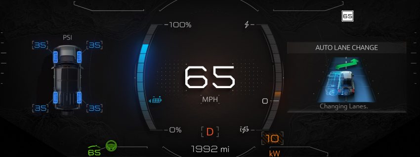 2024 GMC Hummer EV SUV - Infotainment Screen Wallpaper 850x319 #52