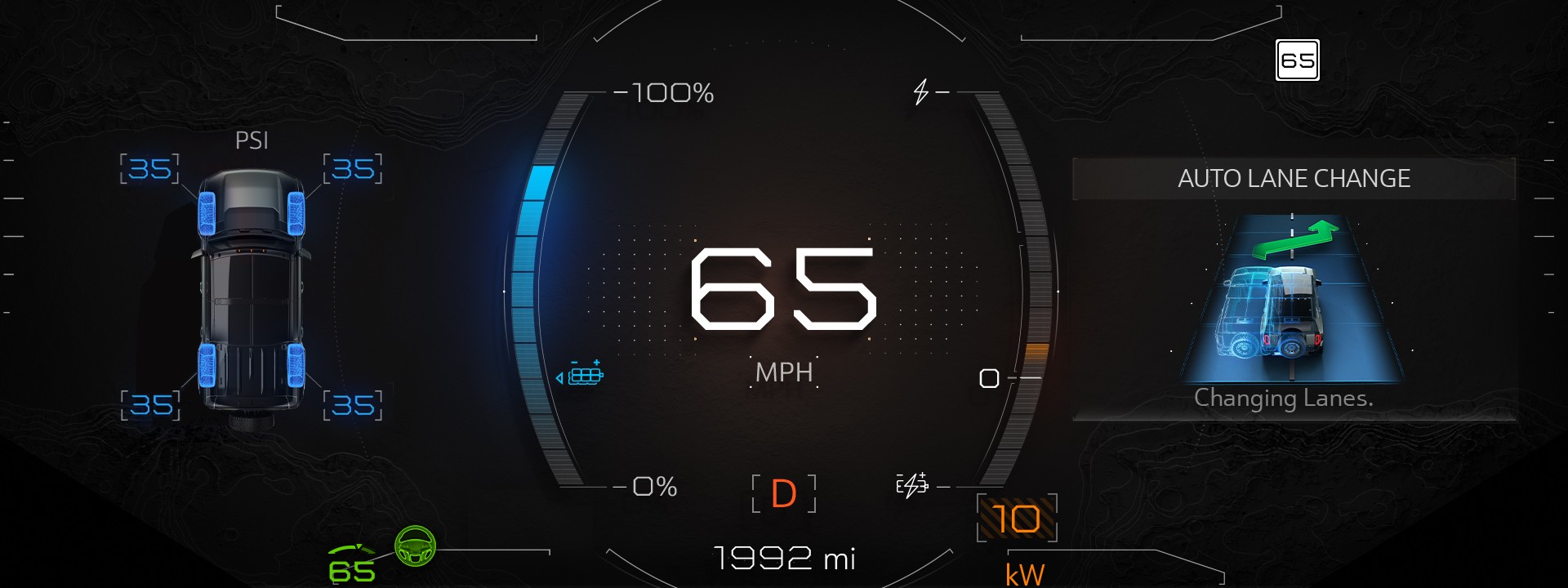 Download 2024 GMC Hummer EV SUV - Infotainment Screen HD Wallpaper 1920x720 #52