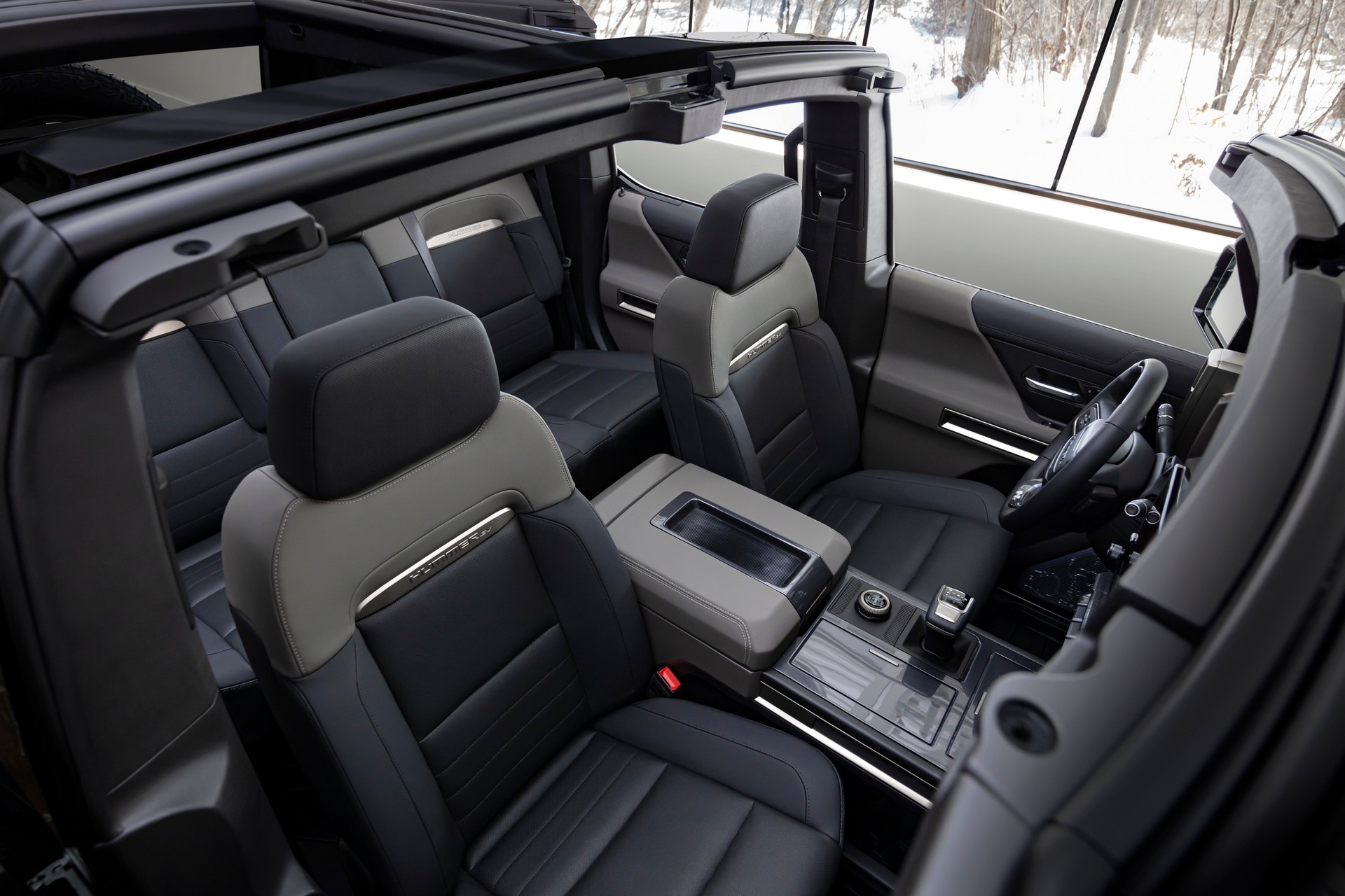 Download 2024 GMC Hummer EV SUV - Interior HD Wallpaper 1920x1280 #37