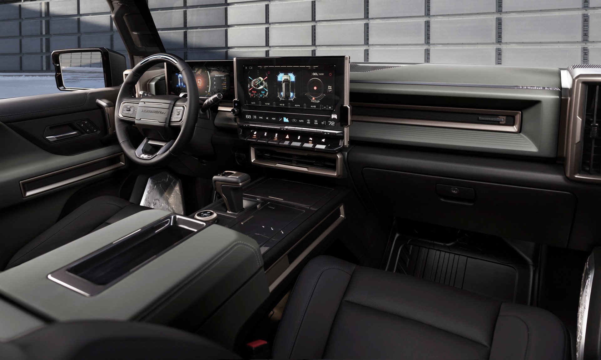 Download 2024 GMC Hummer EV SUV - Interior HD Wallpaper 1920x1149 #38