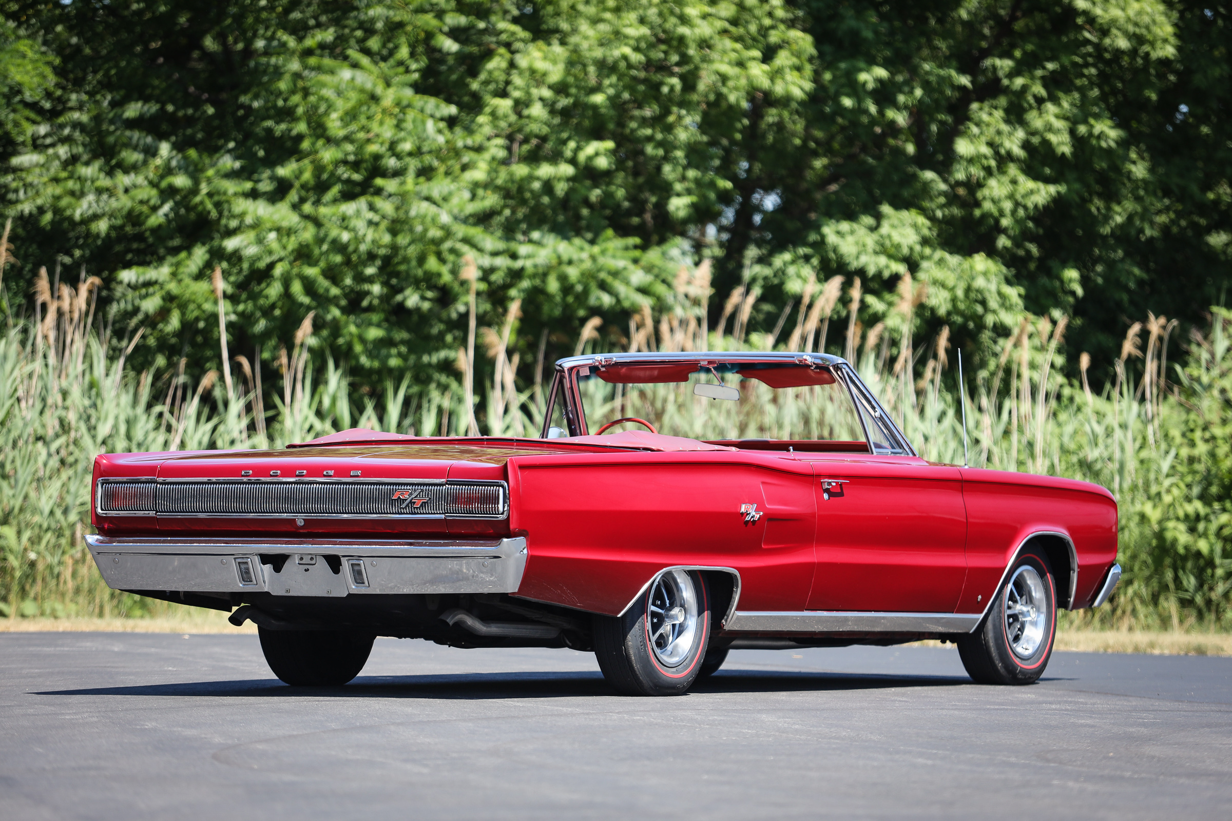 Download 1967 Dodge Coronet R/T Convertible - Rear Three-Quarter HD Wallpaper 2400x1600 #3