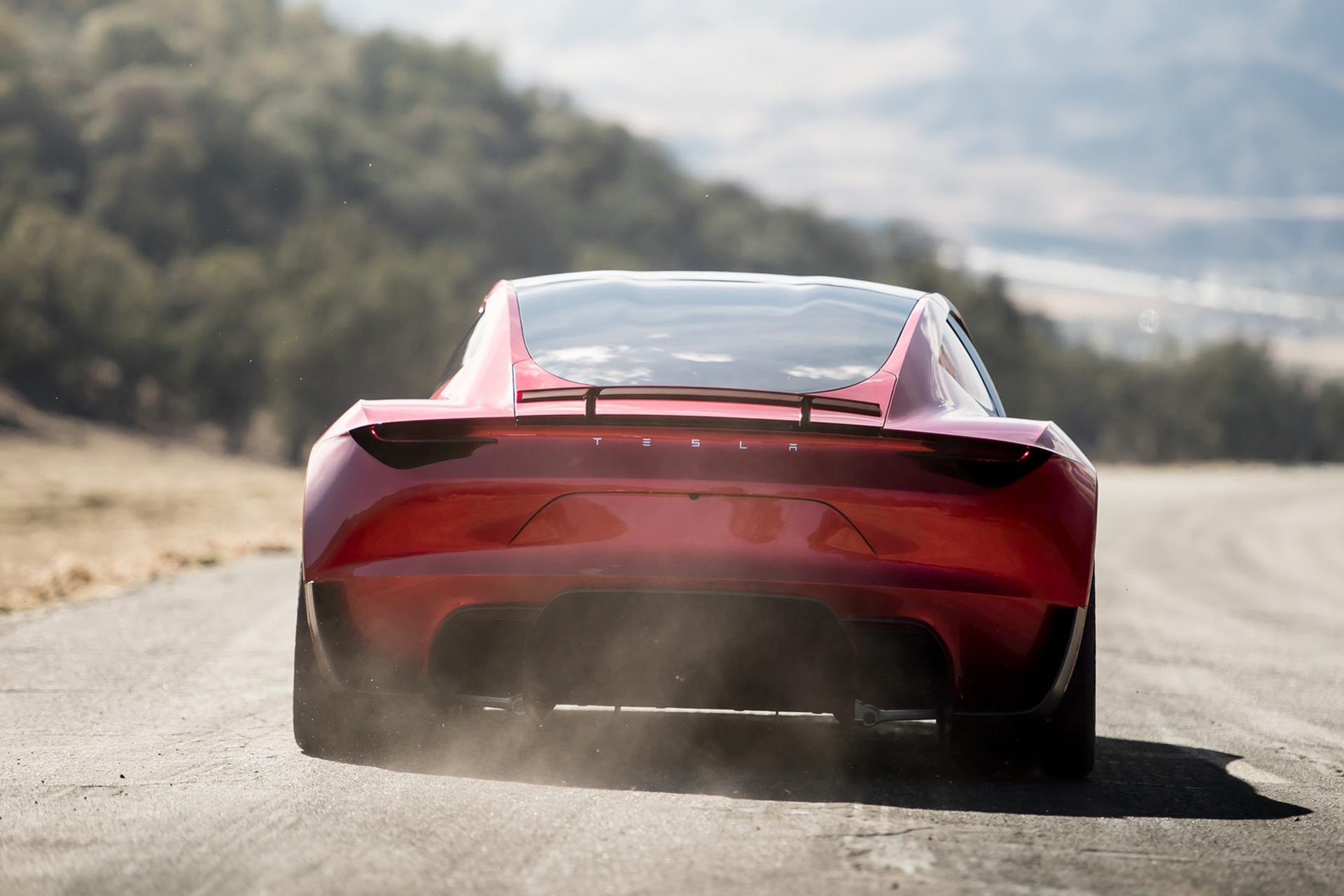Download 2020 Tesla Roadster - Rear HD Wallpaper 1920x1280 #11