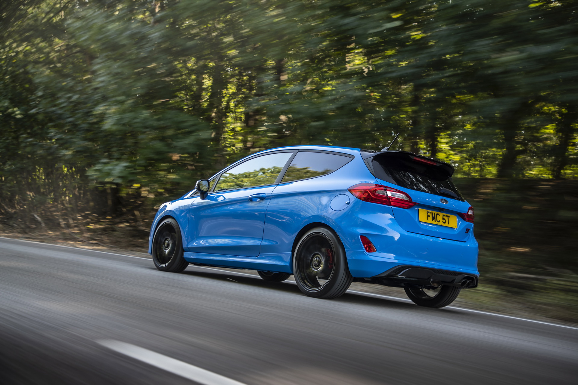 Download 2021 Ford Fiesta ST Edition - Rear Three-Quarter HD Wallpaper 1920x1280 #18