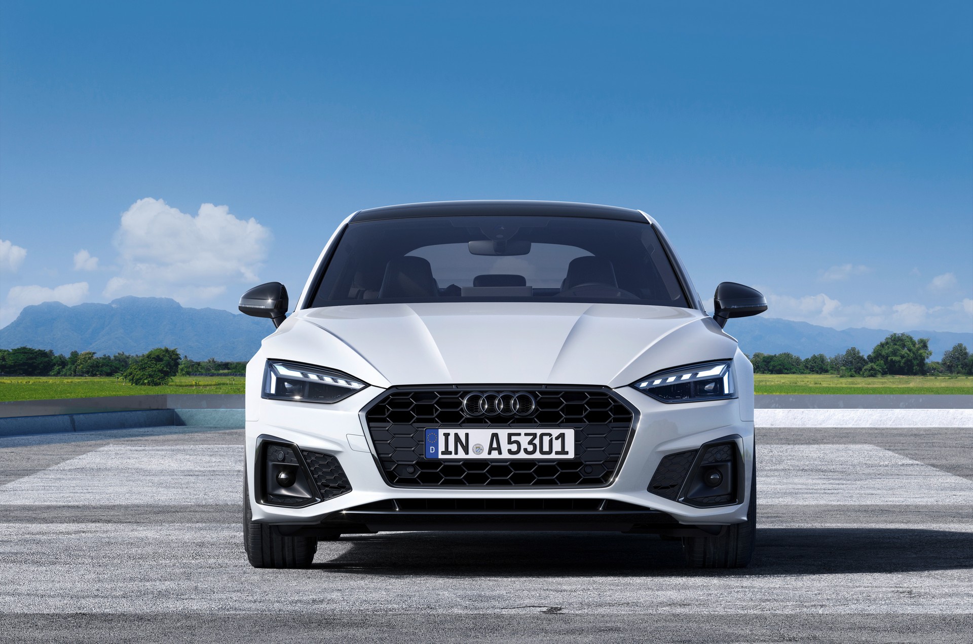 Download 2022 Audi A5 Sportback S line competition plus - Front HD Wallpaper 1920x1271 #2