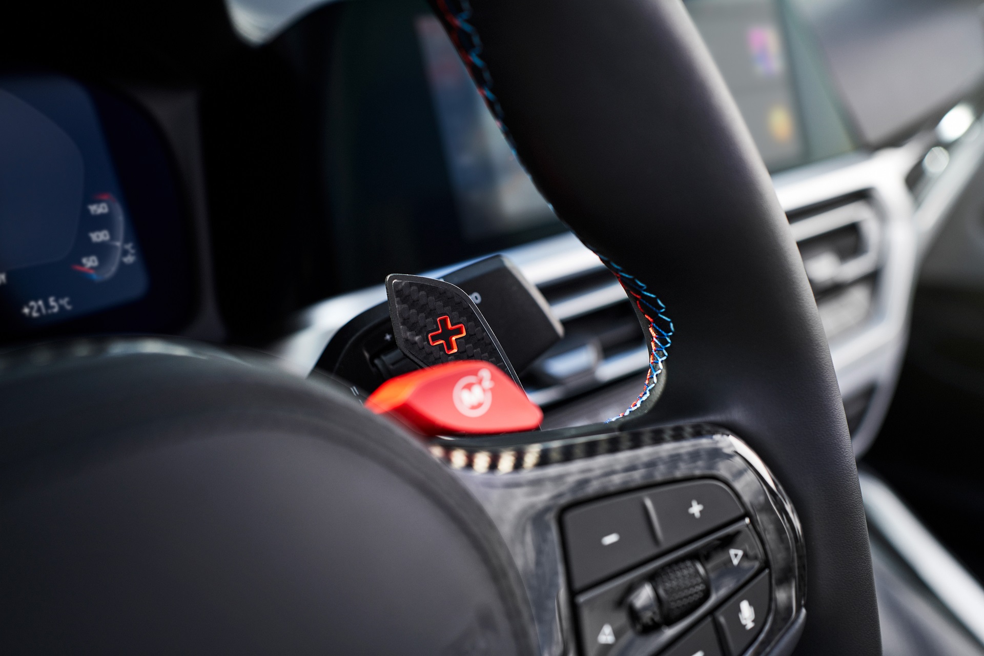 Download 2022 BMW M4 Competition Convertible M xDrive - Interior, Detail HD Wallpaper 1920x1280 #87