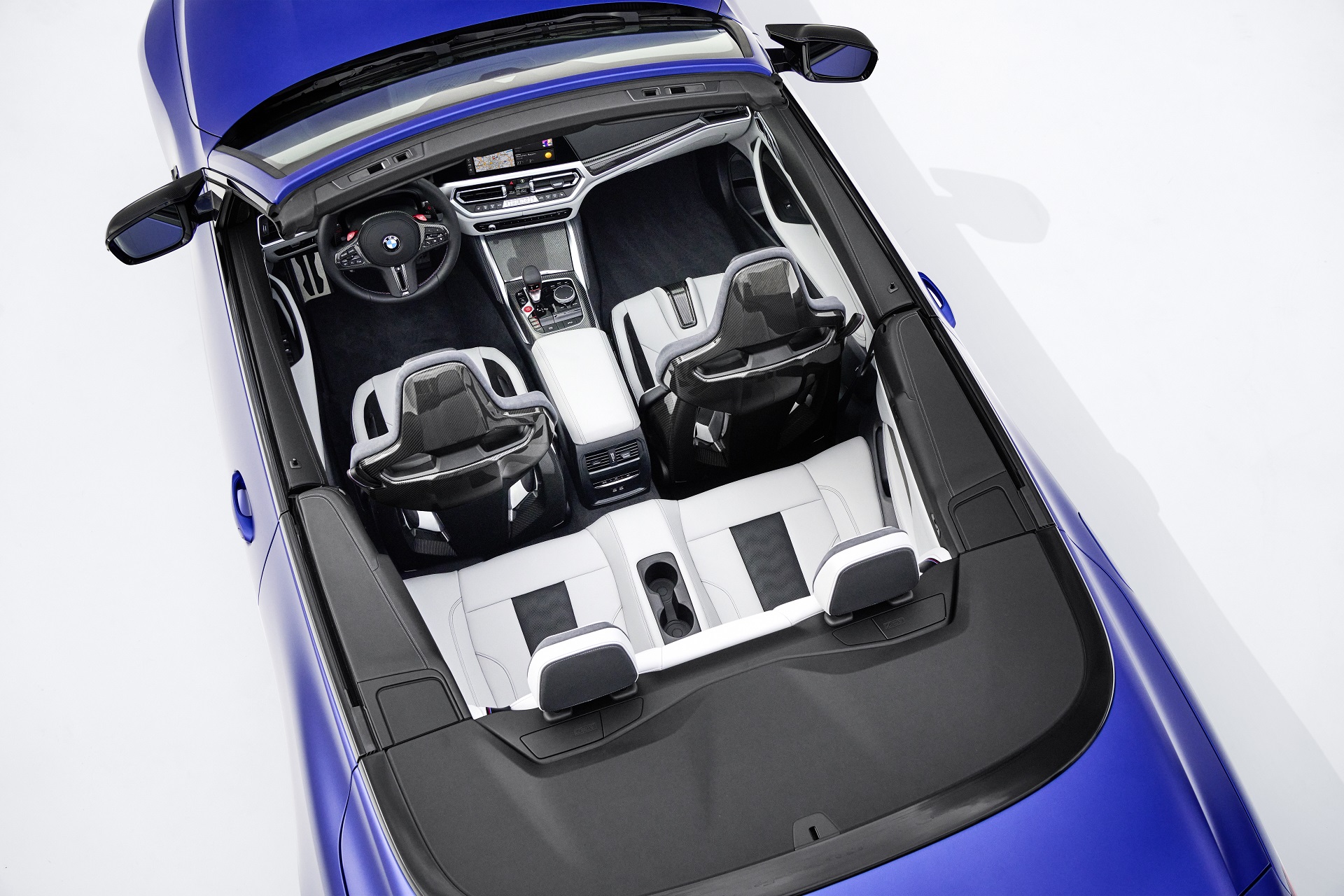 Download 2022 BMW M4 Competition Convertible M xDrive - Interior HD Wallpaper 1920x1280 #79