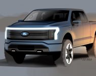2022 Ford F-150 Lightning - Design Sketch Wallpaper 190x150