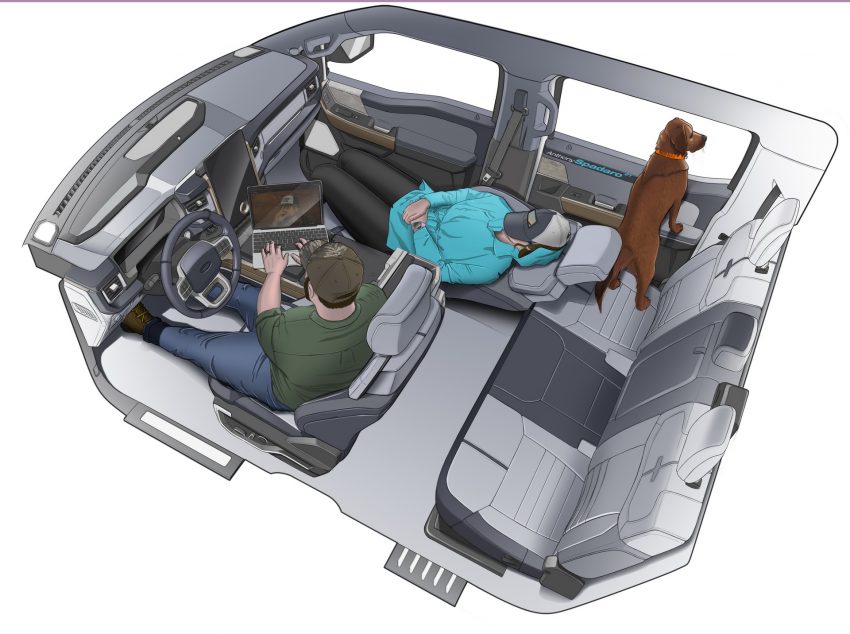 2022 Ford F-150 Lightning - Design Sketch Wallpaper 850x634 #31