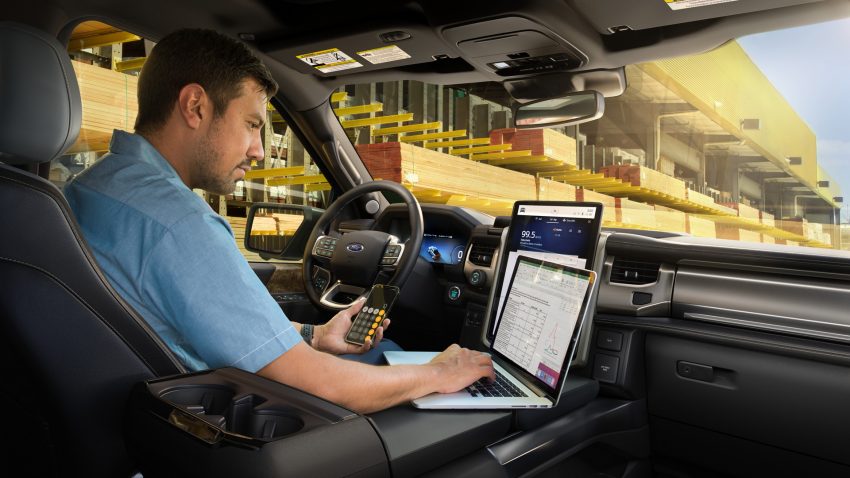 2022 Ford F-150 Lightning - Interior Wallpaper 850x478 #18