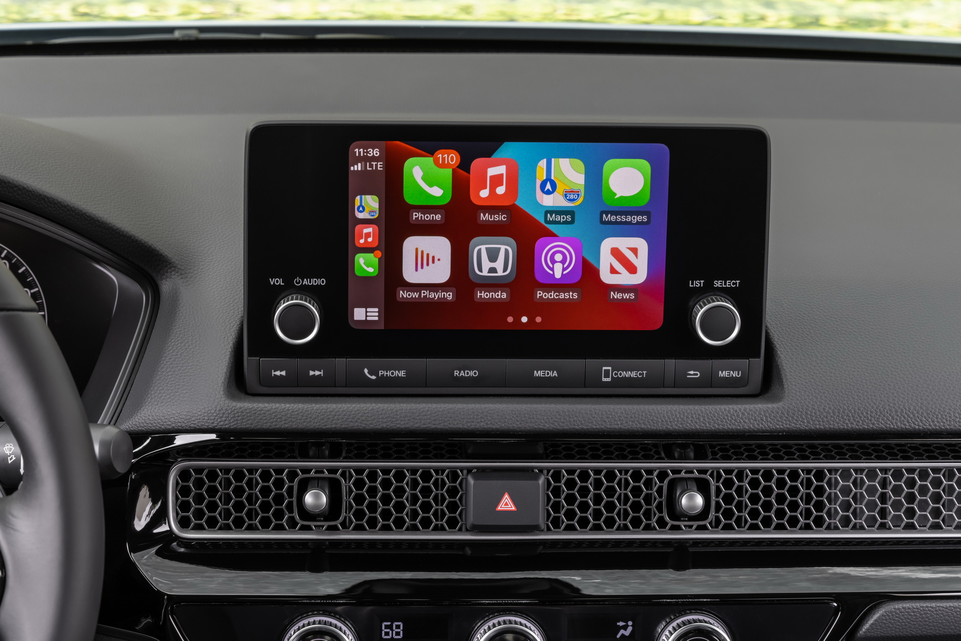 Download 2022 Honda Civic Sedan Sport - Central Console HD Wallpaper 1920x1281 #27