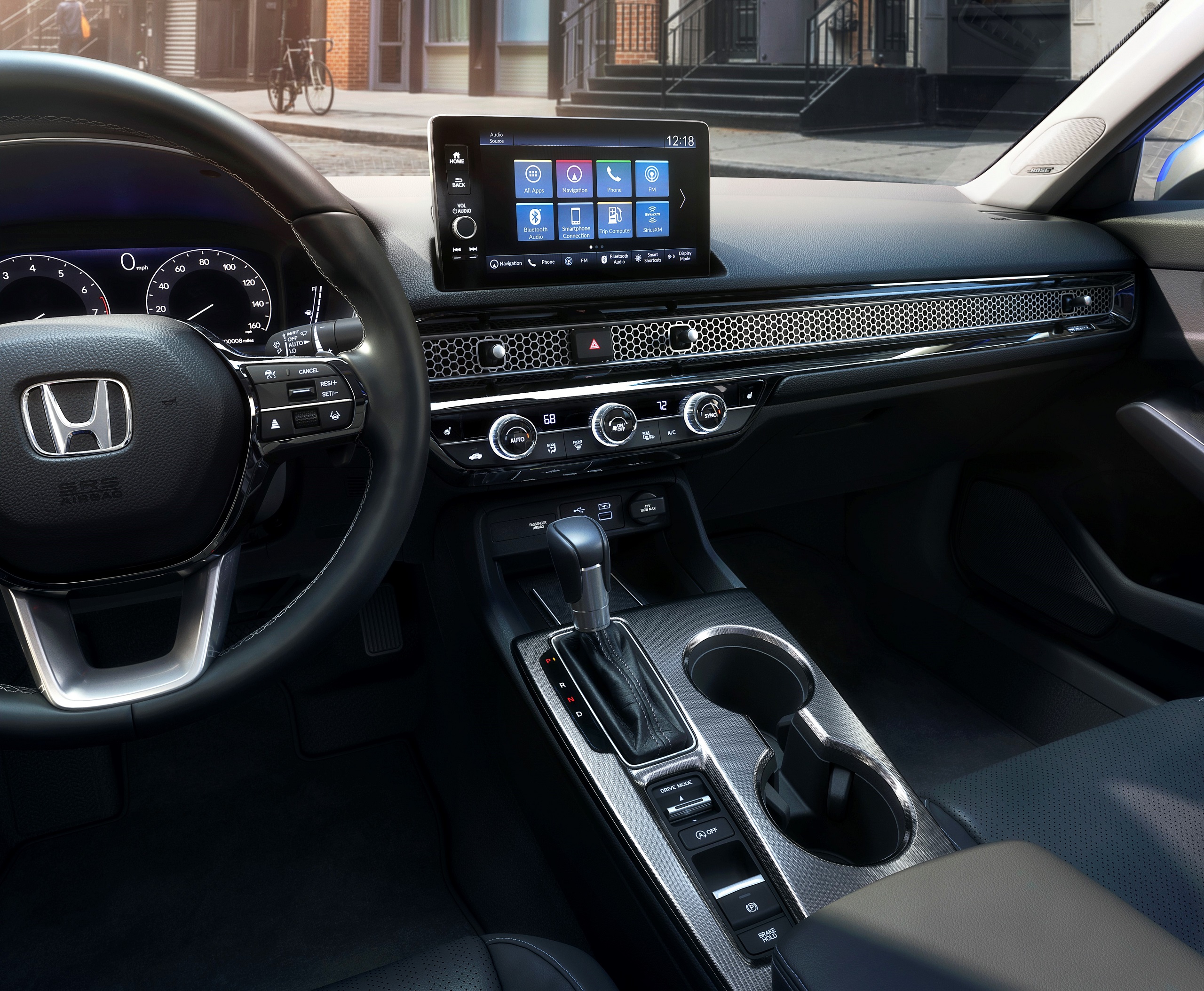 Download 2022 Honda Civic Sedan Sport - Central Console HD Wallpaper 2560x2107 #15