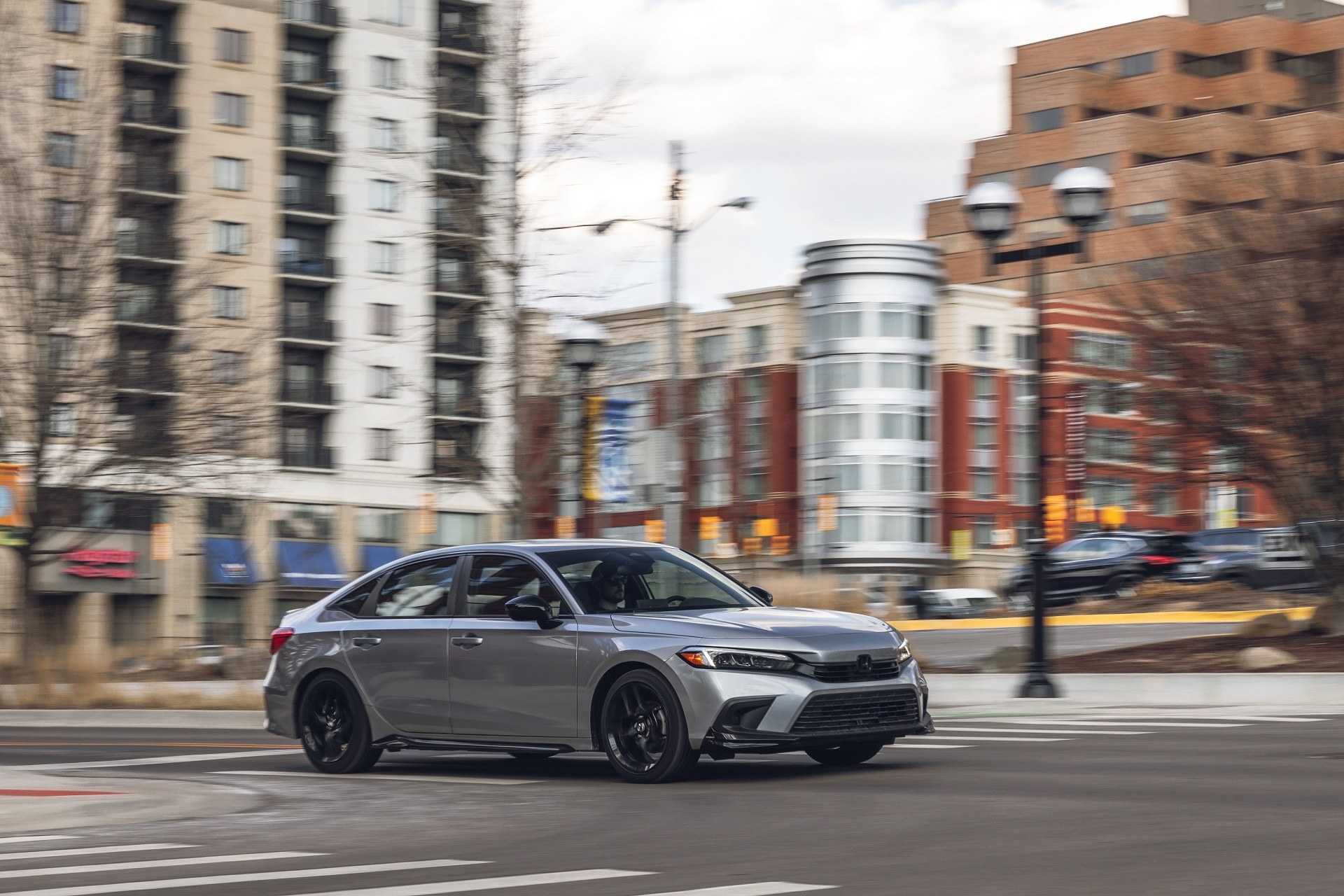 Download 2022 Honda Civic Sedan Sport - Front Three-Quarter HD Wallpaper 1920x1280 #37