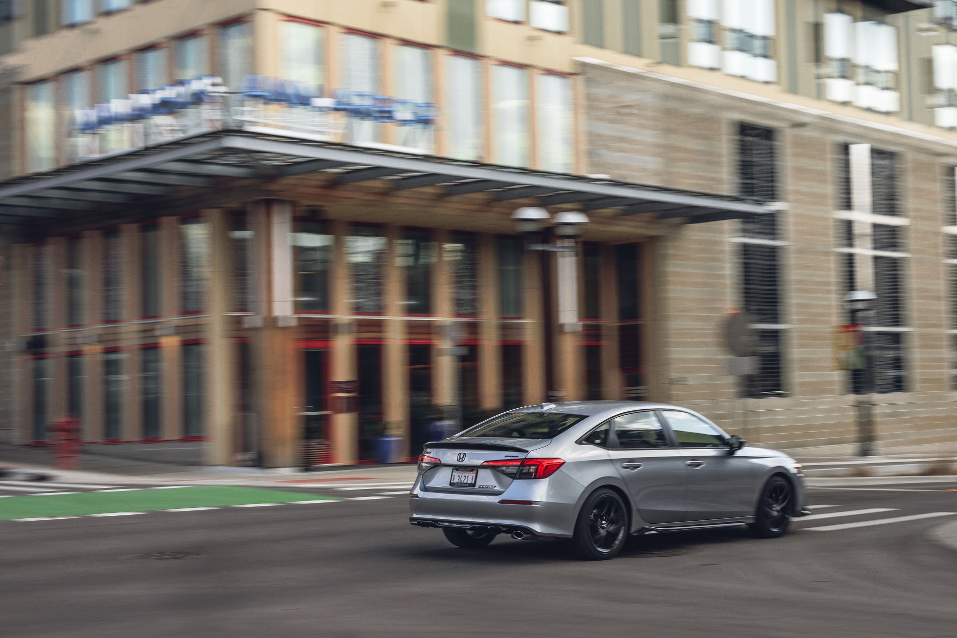 Download 2022 Honda Civic Sedan Sport - Rear Three-Quarter HD Wallpaper 1920x1280 #40
