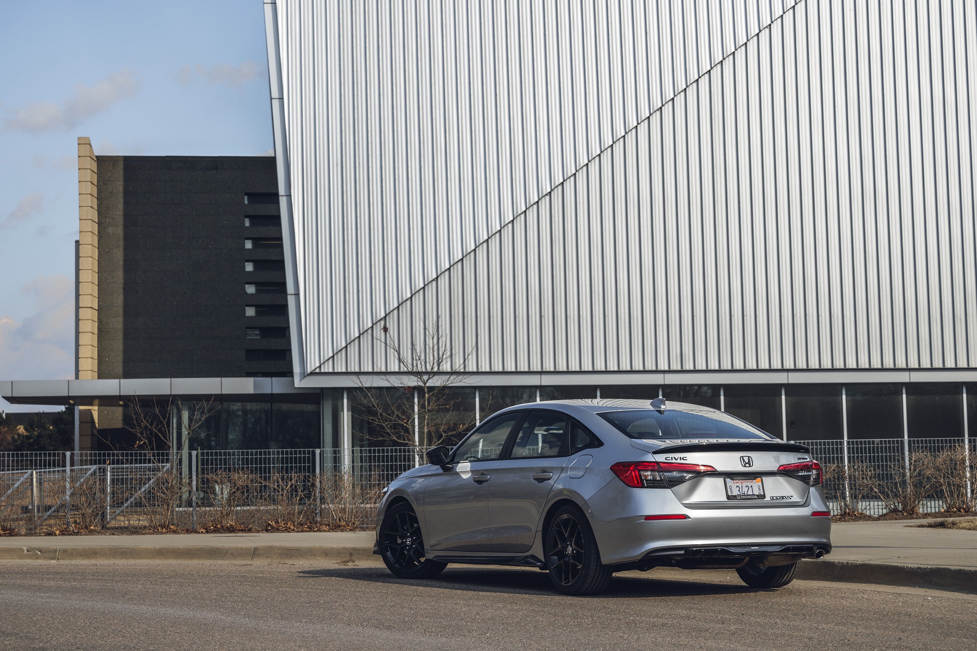 Download 2022 Honda Civic Sedan Sport - Rear Three-Quarter HD Wallpaper 1920x1280 #45