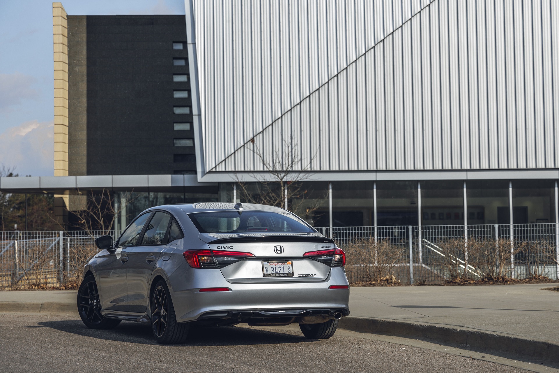 Download 2022 Honda Civic Sedan Sport - Rear HD Wallpaper 1920x1280 #46