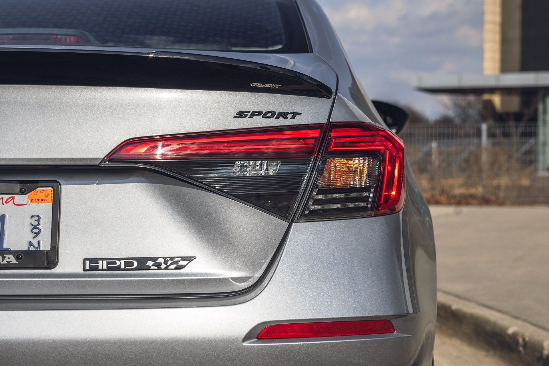 Download 2022 Honda Civic Sedan Sport - Tail Light HD Wallpaper 1920x1280 #52