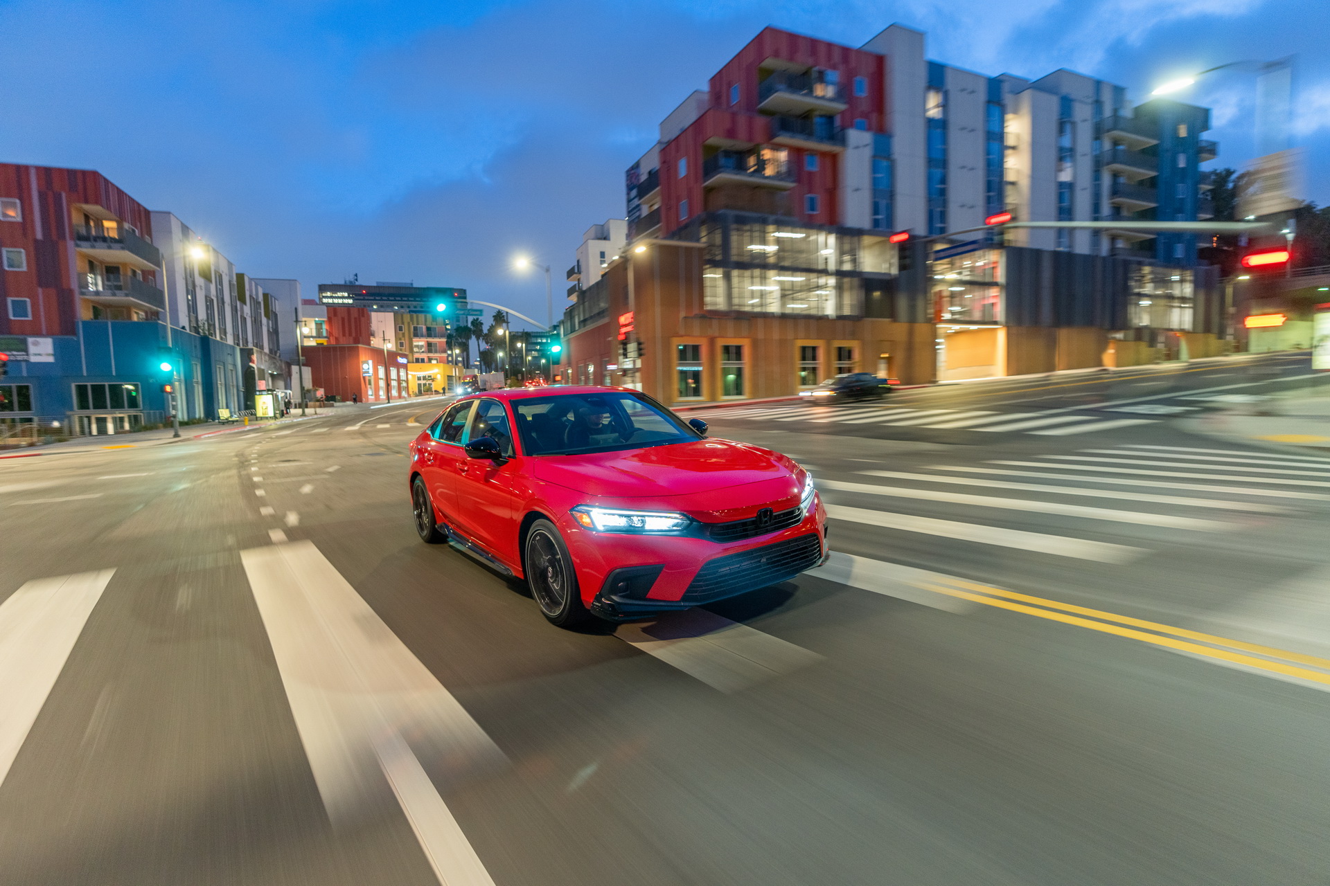 Download 2022 Honda Civic Sedan Sport with HPD Package - Front HD Wallpaper 1920x1280 #3
