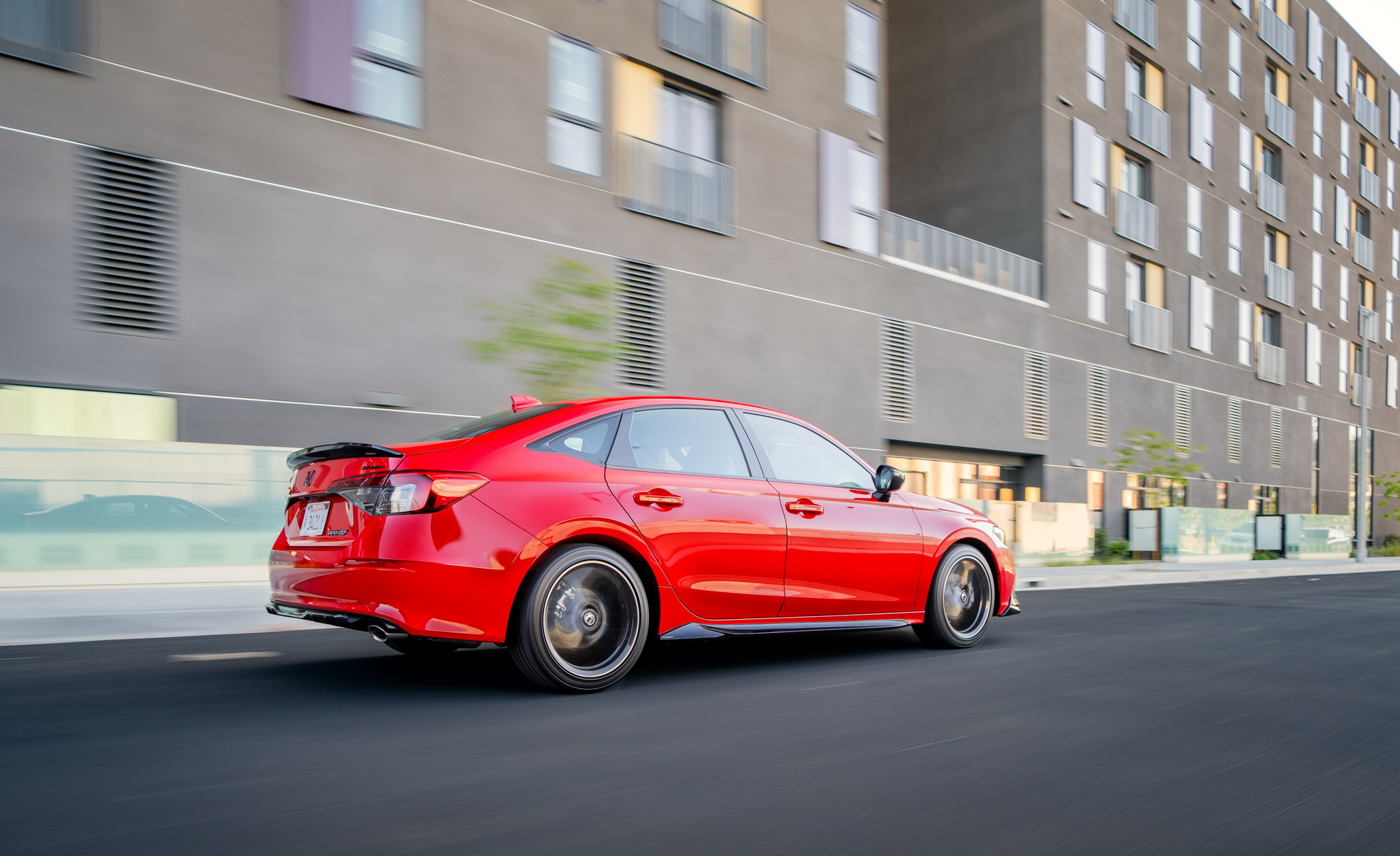 Download 2022 Honda Civic Sedan Sport with HPD Package - Rear Three-Quarter HD Wallpaper 1920x1174 #4