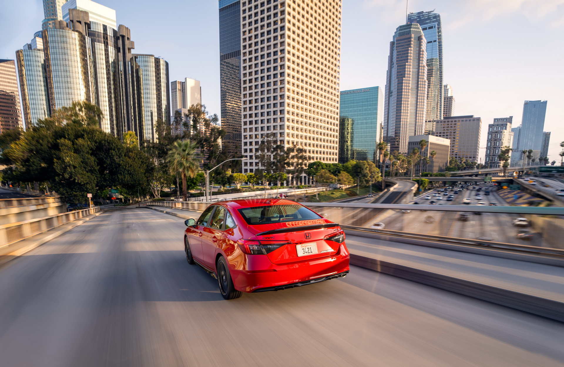 Download 2022 Honda Civic Sedan Sport with HPD Package - Rear HD Wallpaper 1920x1250 #7