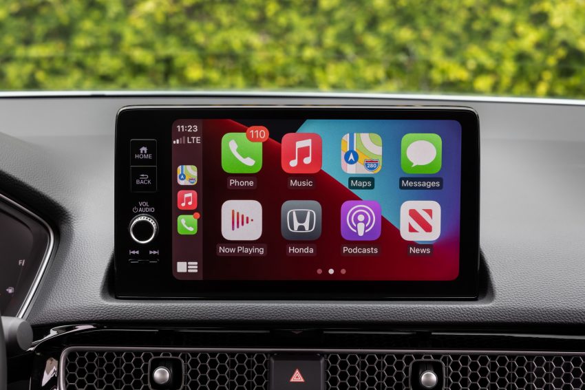 2022 Honda Civic Sedan Touring - Central Console Wallpaper 850x567 #34