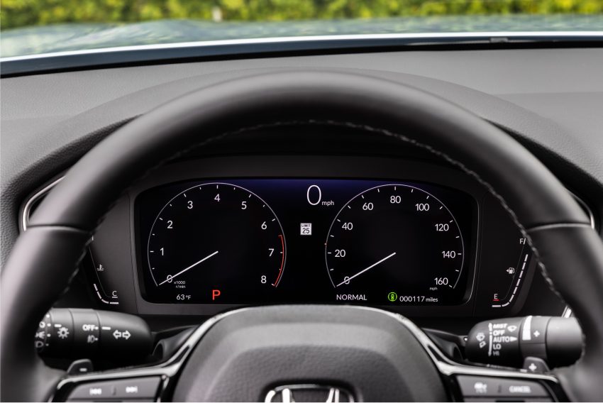 2022 Honda Civic Sedan Touring - Digital Instrument Cluster Wallpaper 850x568 #37