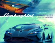 2022 Lamborghini Huracán Super Trofeo EVO2 - Design Sketch Wallpaper 190x150