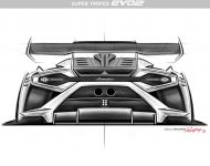 2022 Lamborghini Huracán Super Trofeo EVO2 - Design Sketch Wallpaper 190x150