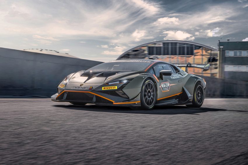 2022 Lamborghini Huracán Super Trofeo EVO2 - Front Three-Quarter Wallpaper 850x567 #1