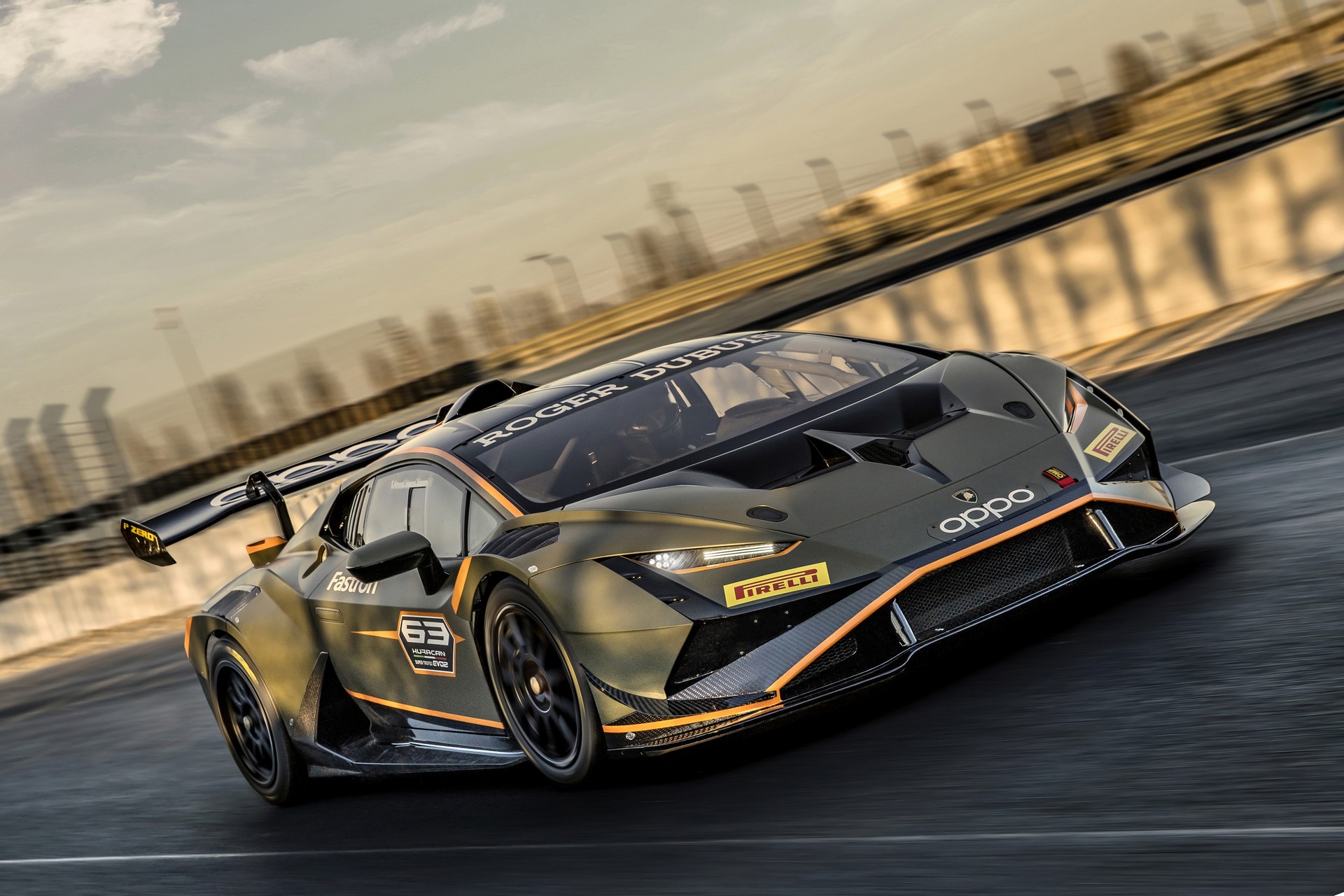 Download 2022 Lamborghini Huracán Super Trofeo EVO2 - Front Three-Quarter HD Wallpaper 1920x1280 #2
