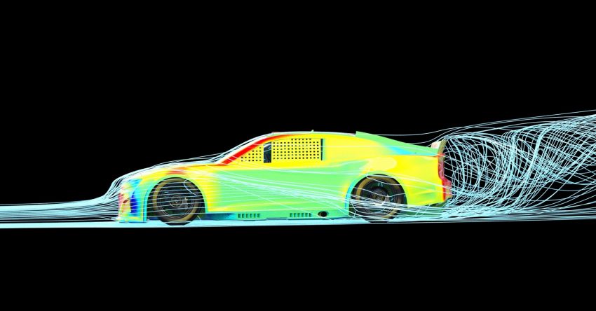 2022 NASCAR Next Gen Chevrolet Camaro ZL1 - Aerodynamics Wallpaper 850x444 #10