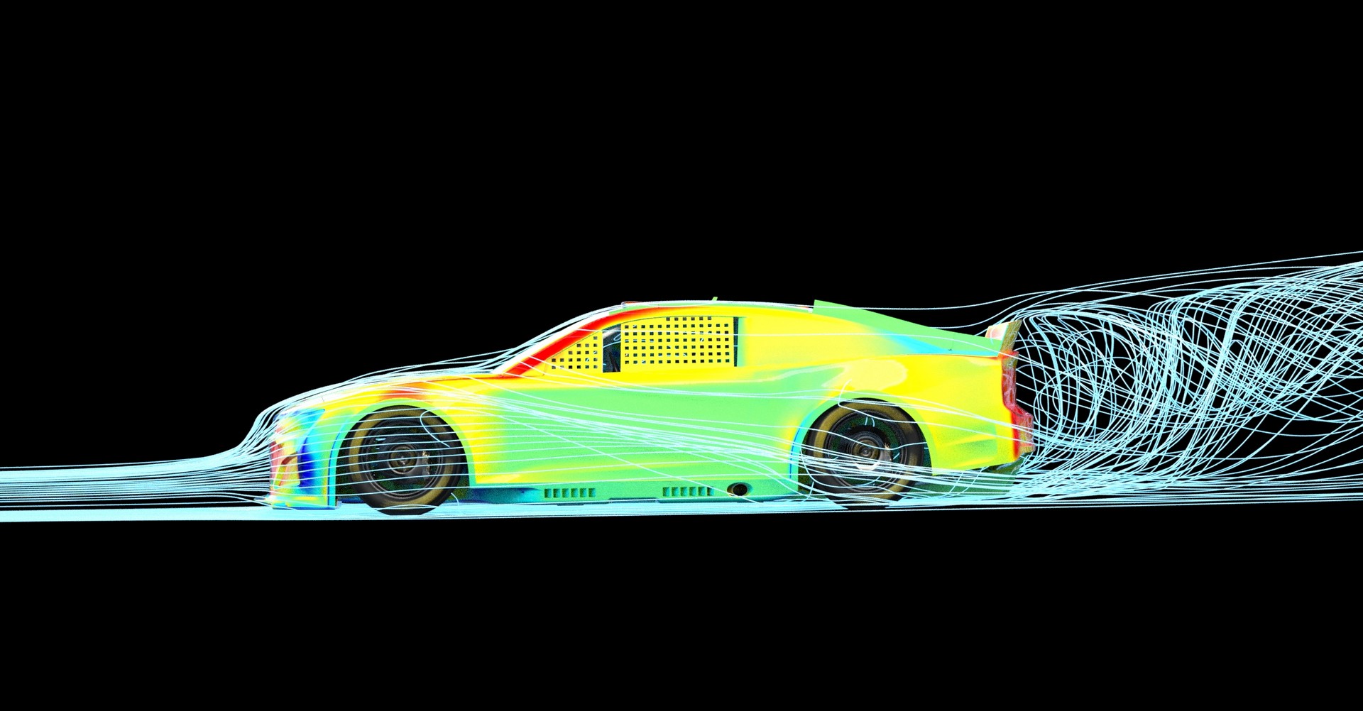Download 2022 NASCAR Next Gen Chevrolet Camaro ZL1 - Aerodynamics HD Wallpaper 1920x1002 #10