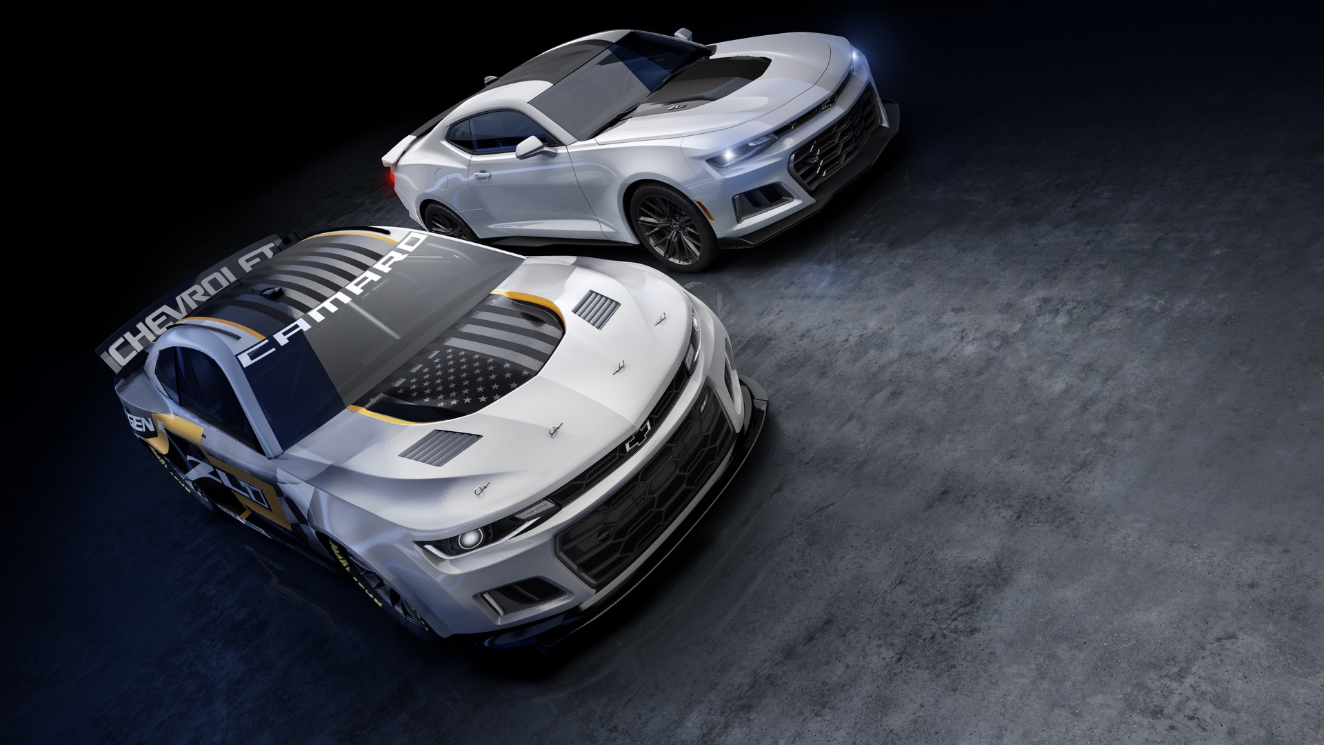 Download 2022 NASCAR Next Gen Chevrolet Camaro ZL1 HD Wallpaper 1920x1080 #8