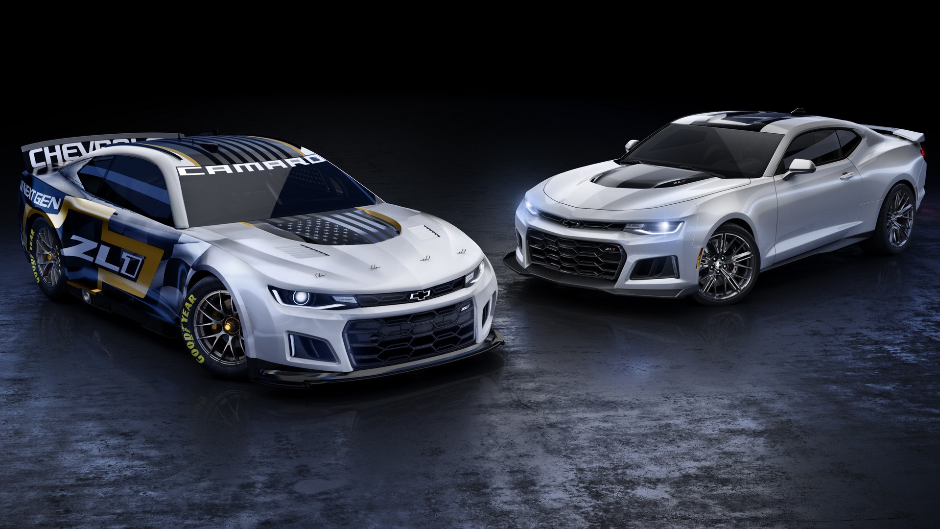 Download 2022 NASCAR Next Gen Chevrolet Camaro ZL1 HD Wallpaper 1920x1080 #7