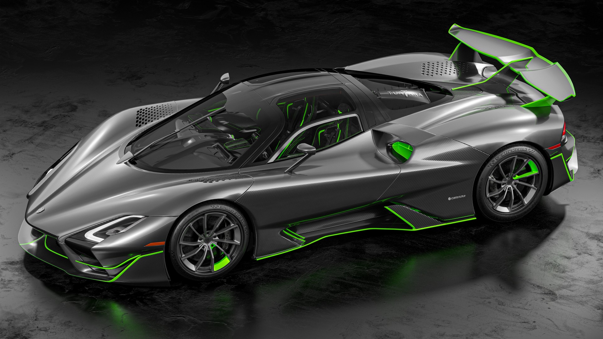 Download 2022 Shelby SuperCars Tuatara Striker - Front Three-Quarter HD Wallpaper 1920x1080 #8