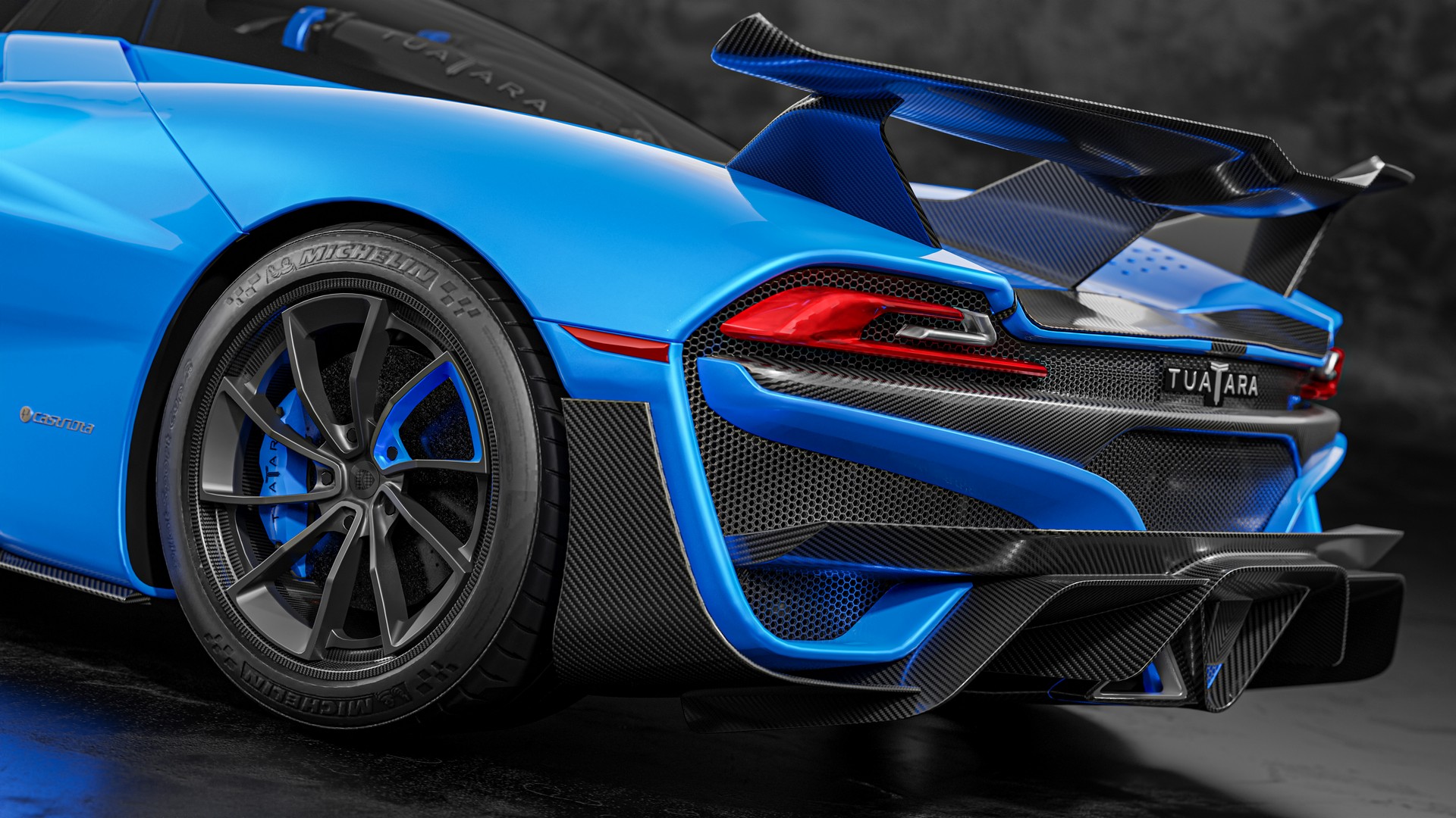 Download 2022 Shelby SuperCars Tuatara Striker - Tail Light HD Wallpaper 1920x1080 #6
