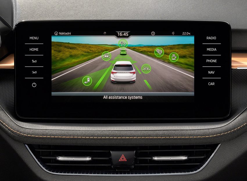 2022 Škoda Fabia - Central Console Wallpaper 850x624 #27