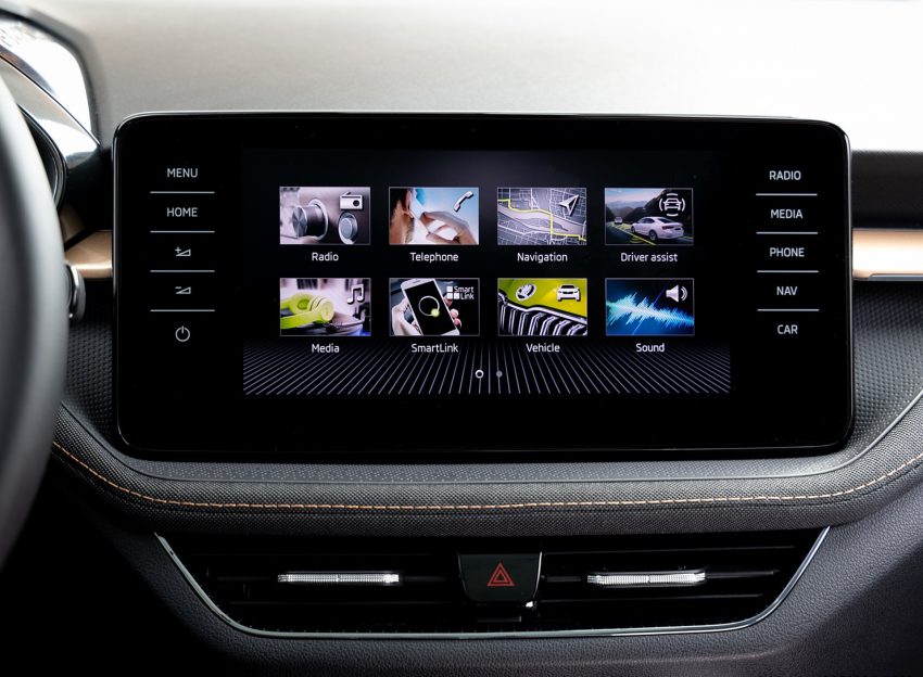 2022 Škoda Fabia - Central Console Wallpaper 850x624 #114