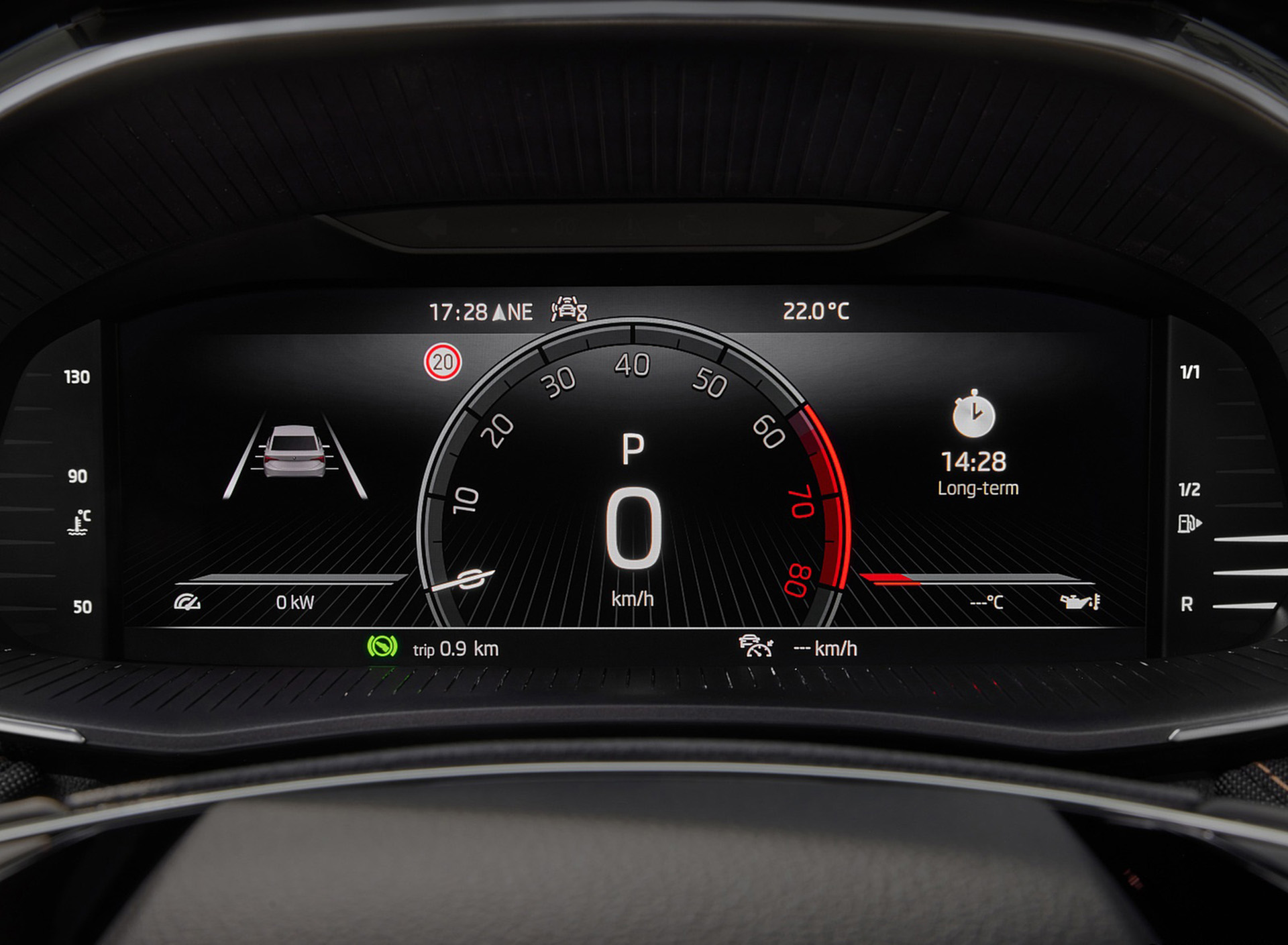Download 2022 Škoda Fabia - Digital Instrument Cluster HD Wallpaper 1920x1409 #28