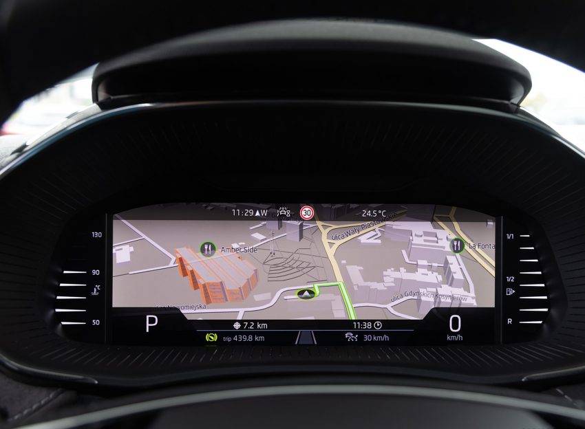 2022 Škoda Fabia - Digital Instrument Cluster Wallpaper 850x624 #158