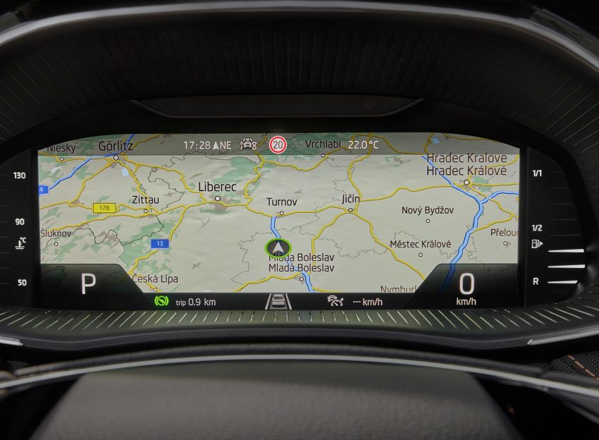 2022 Škoda Fabia - Digital Instrument Cluster Wallpaper 850x624 #32