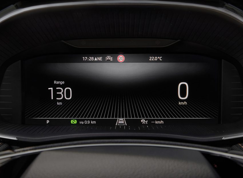 2022 Škoda Fabia - Digital Instrument Cluster Wallpaper 850x624 #33