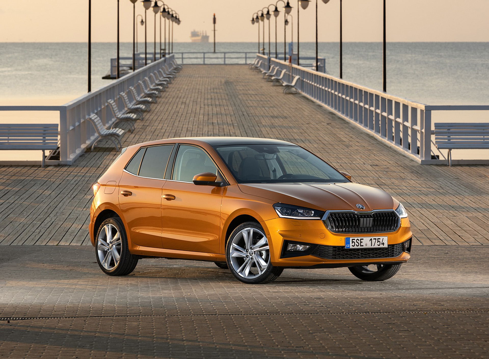 Download 2022 Škoda Fabia - Front Three-Quarter HD Wallpaper 1920x1409 #85