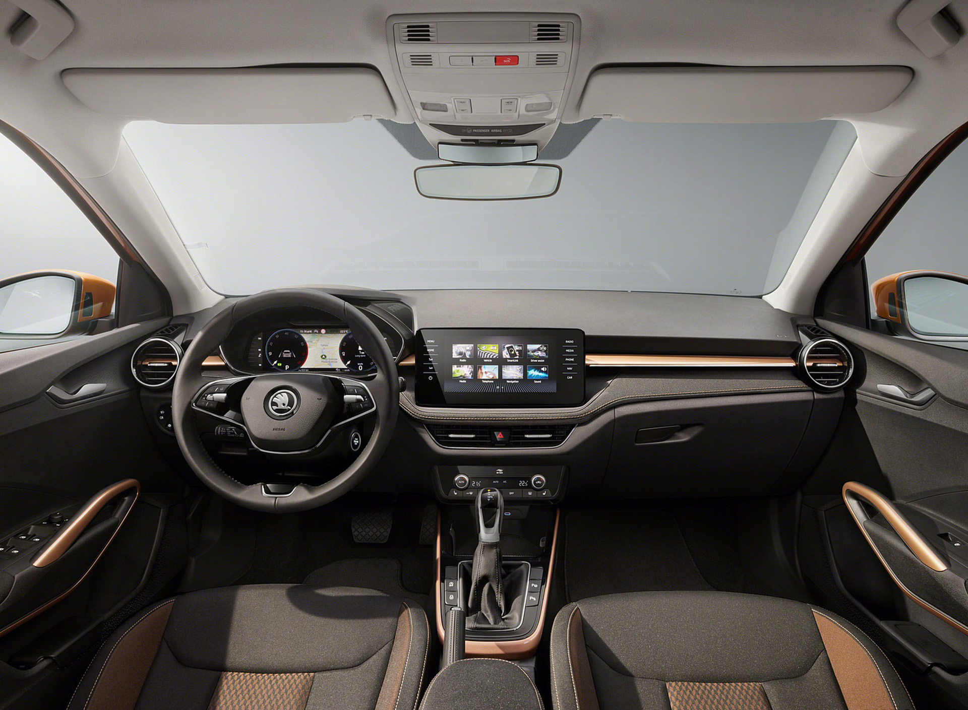 Download 2022 Škoda Fabia - Interior, Cockpit HD Wallpaper 1920x1409 #35