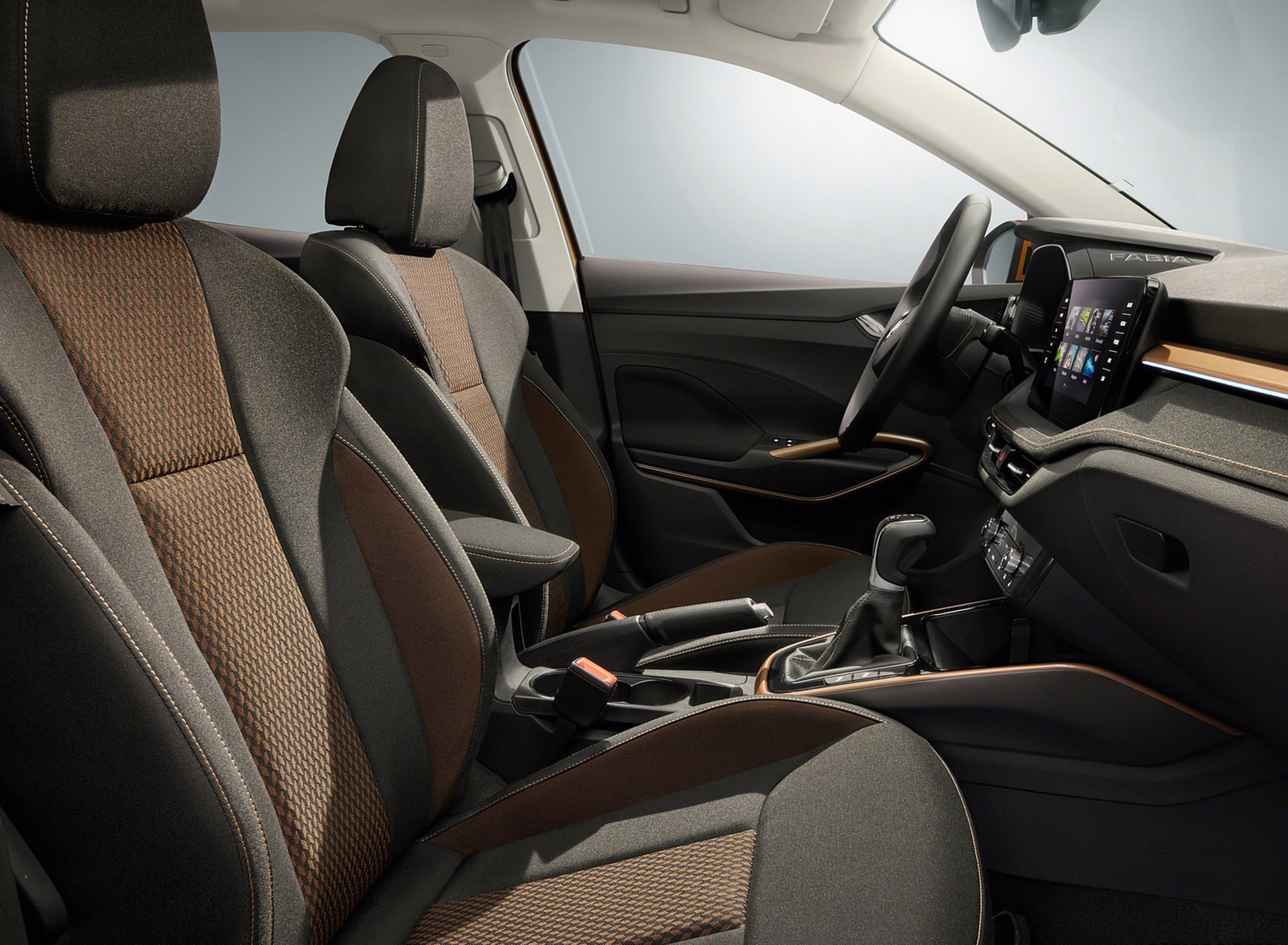 Download 2022 Škoda Fabia - Interior, Front Seats HD Wallpaper 1920x1409 #43