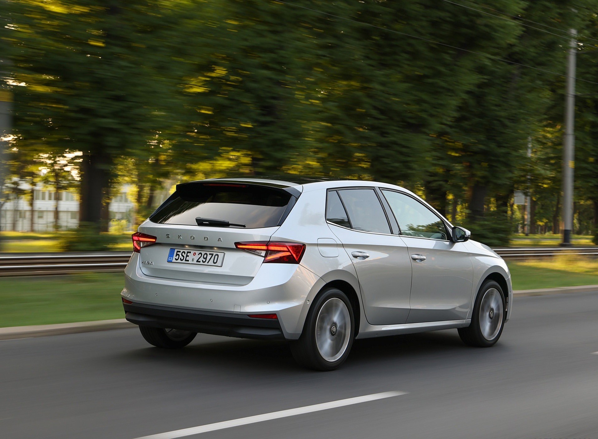 Download 2022 Škoda Fabia - Rear Three-Quarter HD Wallpaper 1920x1409 #134